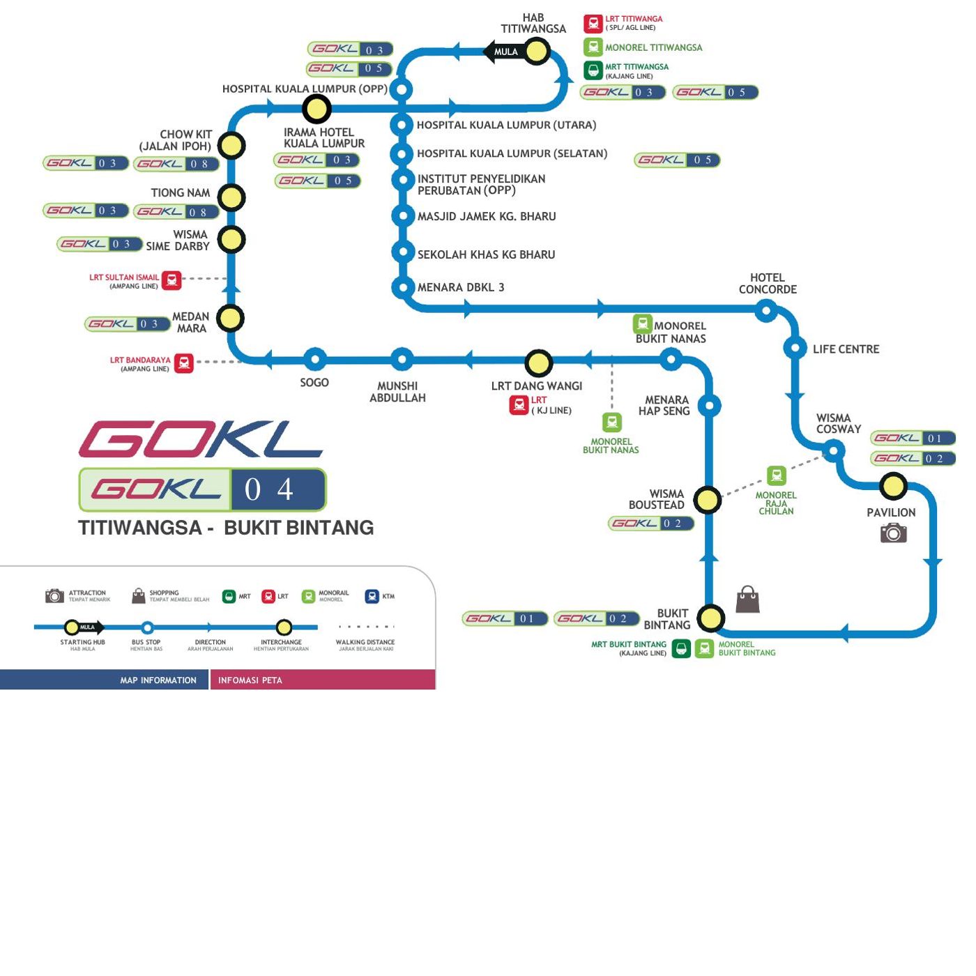 GOKL 04 route map