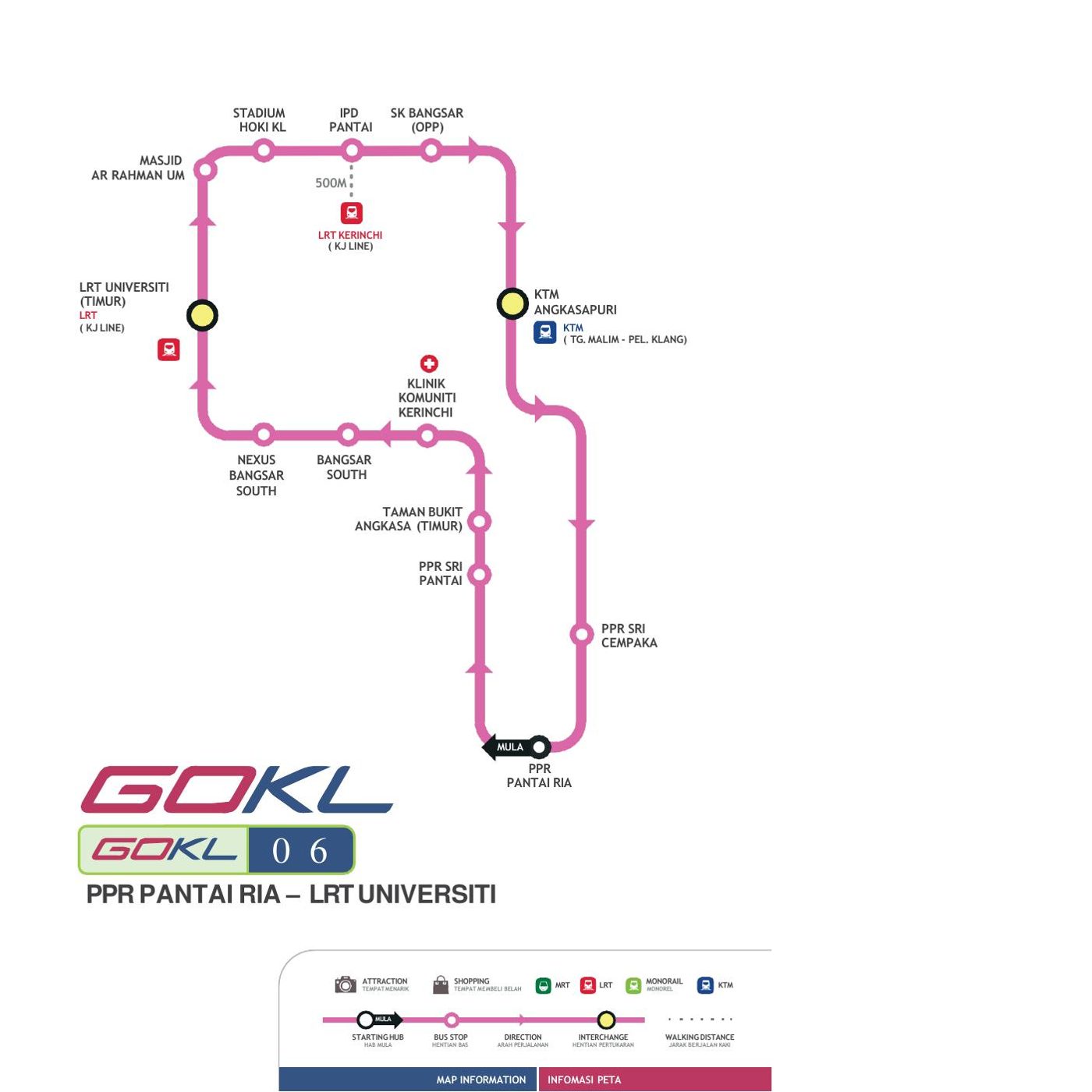 GOKL 06 route map