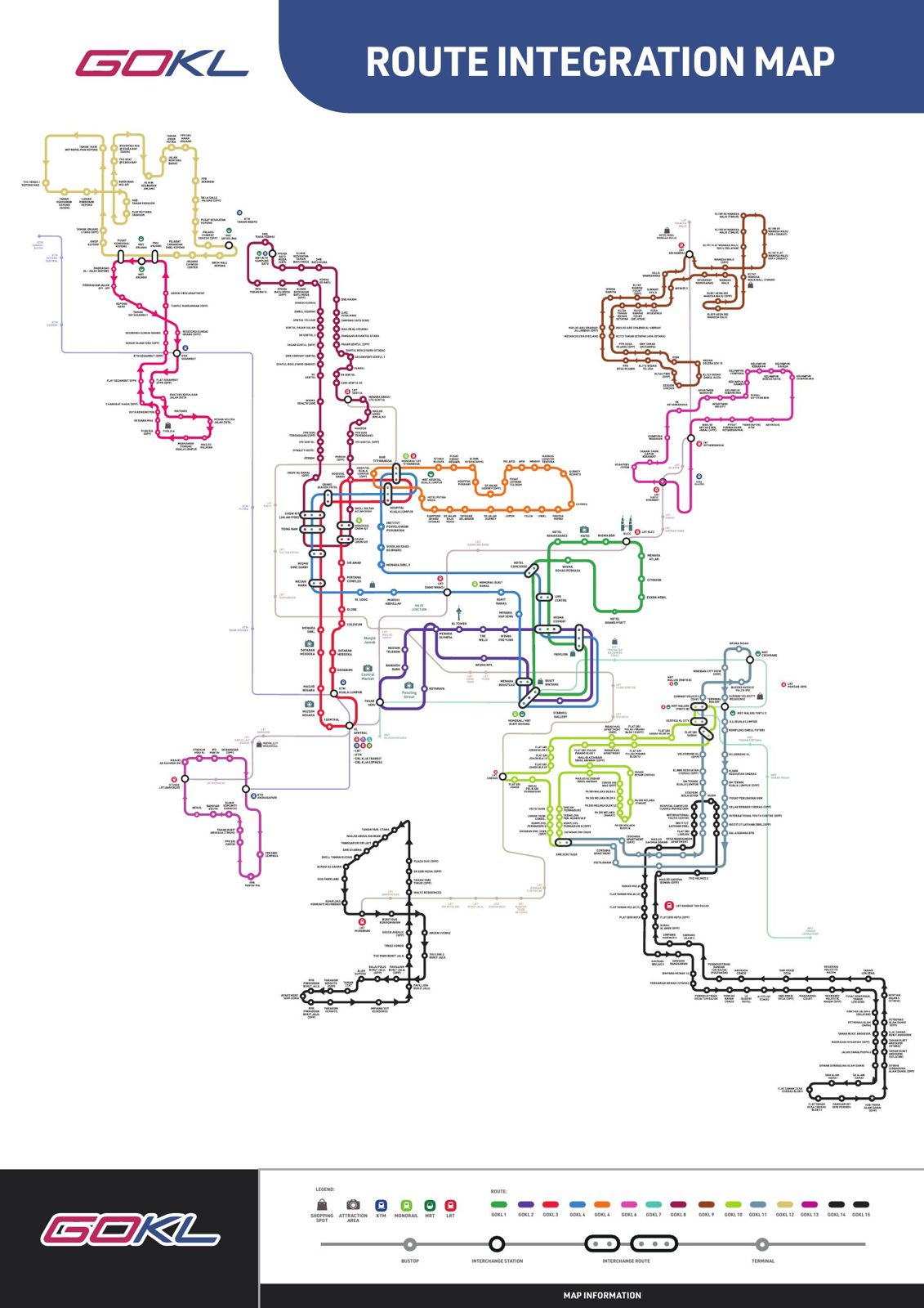 Network map route map